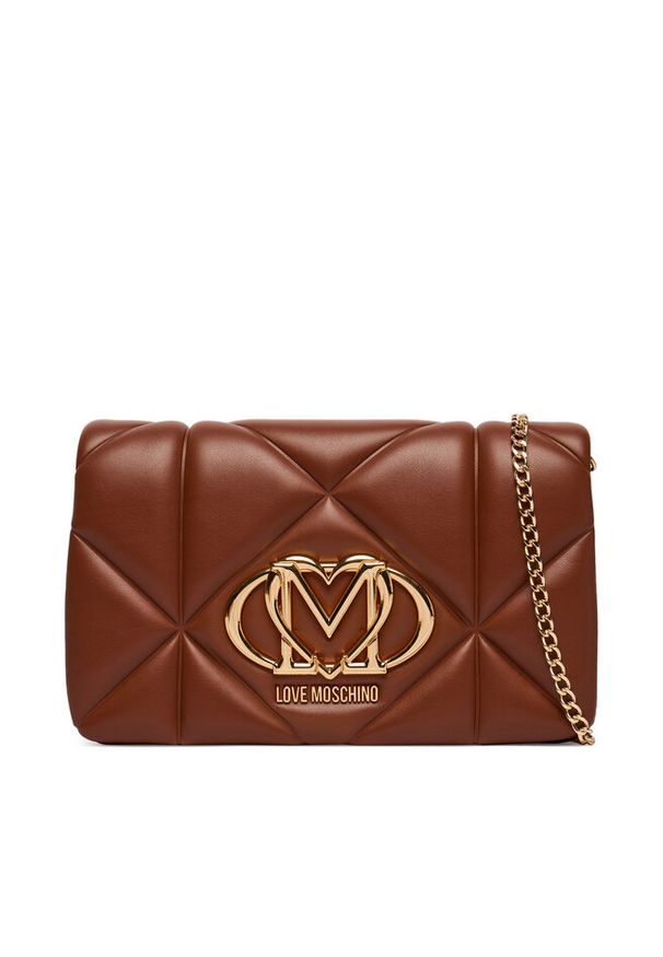 Love Moschino - Torebka LOVE MOSCHINO. Kolor: brązowy
