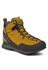 LA SPORTIVA - La Sportiva Trekkingi Boulder X Mid GORE-TEX 17E732726 Brązowy. Kolor: brązowy. Materiał: skóra, zamsz. Technologia: Gore-Tex. Sport: turystyka piesza