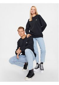 Converse Bluza Standard Fit Left Chest Star Chev Emb Crew Ft 10023861-A02 Czarny Regular Fit. Kolor: czarny. Materiał: bawełna