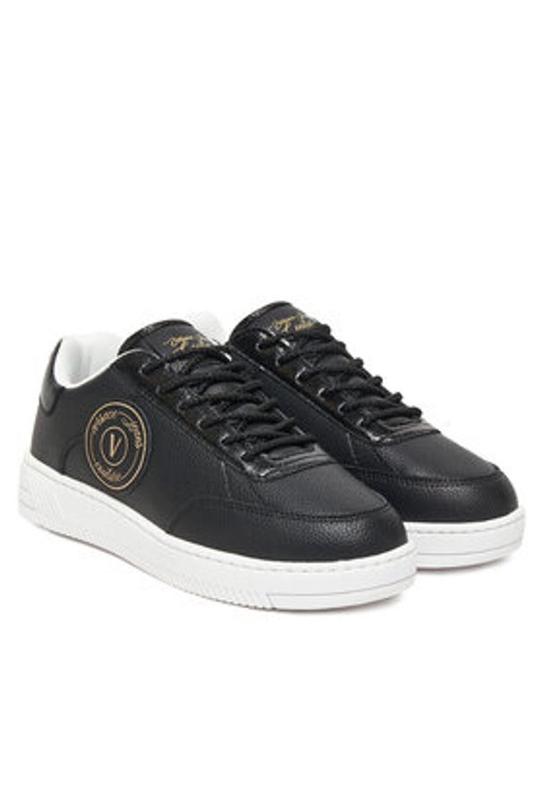 Versace Jeans Couture Sneakersy Fondo Meyssa 79VA3SJ5 ZPB33 Czarny. Kolor: czarny. Materiał: skóra