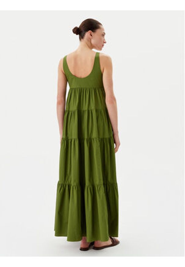 MICHAEL Michael Kors Sukienka letnia MS582WLF4C Zielony Regular Fit. Kolor: zielony. Materiał: bawełna. Sezon: lato