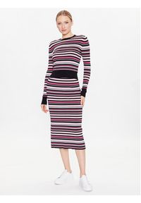 Pepe Jeans Spódnica midi Tiffani PL901022 Kolorowy Regular Fit. Materiał: syntetyk. Wzór: kolorowy
