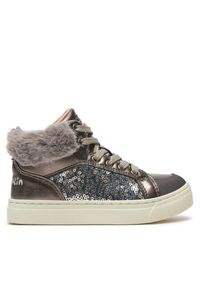 Sneakersy Garvalin. Kolor: srebrny