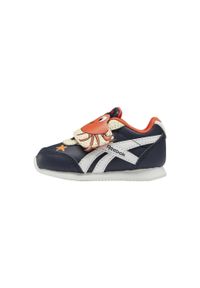 Buty do chodzenia niemowlęce Reebok Royal CL Jogger. Zapięcie: rzepy. Kolor: czerwony, niebieski, wielokolorowy. Materiał: syntetyk, materiał. Szerokość cholewki: normalna. Model: Reebok Royal. Sport: turystyka piesza