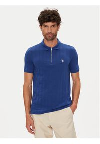 U.S. Polo Assn. Polo MUP3992 Niebieski Regular Fit. Typ kołnierza: polo. Kolor: niebieski. Materiał: bawełna