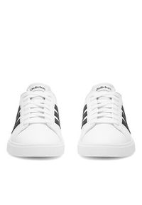 Adidas - adidas Sneakersy Grand Court Base 2.0 GW9261 Biały. Kolor: biały. Materiał: skóra