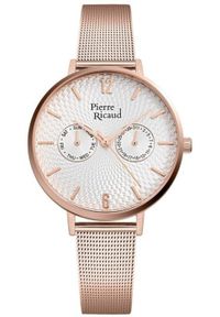 Zegarek damski Pierre Ricaud P22110.9153QF różowe złoto. Kolor: różowy, złoty, wielokolorowy #1