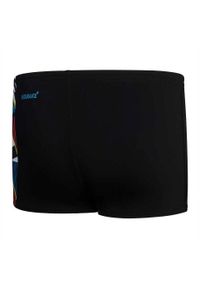 Speedo - Slipy Kąpielowe W Paski Dla Chłopców. Kolor: czarny, czerwony, wielokolorowy. Wzór: paski