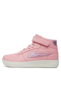 Kappa Sneakersy 242610GC Różowy. Kolor: różowy. Materiał: skóra