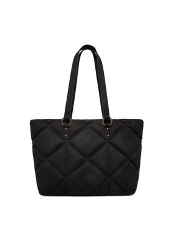 Love Moschino - LOVE MOSCHINO Torebka JC4312PP0NKE0000 Czarny. Kolor: czarny. Materiał: skórzane