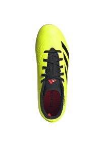 Adidas - Buty piłkarskie adidas Predator League L Fg Jr IG7747 żółte. Zapięcie: sznurówki. Kolor: żółty. Materiał: syntetyk, guma. Sport: piłka nożna #4