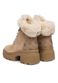 Guess Trzewiki FLFYRL SUE10 Beżowy. Kolor: beżowy. Materiał: skóra, zamsz #3