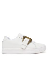 Versace Jeans Couture Sneakersy 79VA3SK9 Biały. Kolor: biały. Materiał: skóra