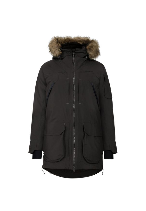 Parka Didriksons Zeus. Kolor: czarny. Sezon: zima