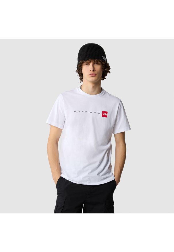 The North Face Koszulka S/S Never Stop Exploring Nf0A87Nsfn4. Kolor: biały. Długość rękawa: krótki rękaw. Długość: krótkie. Sport: turystyka piesza