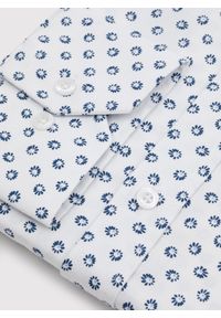 Pako Lorente - PAKO LORENTE - Biała bawełniana koszula mikrowzór. Kolor: biały. Materiał: bawełna. Długość rękawa: długi rękaw. Długość: długie #5