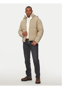 Jack & Jones - Jack&Jones Kurtka zimowa Vesterbro 12267055 Beżowy Regular Fit. Kolor: beżowy. Materiał: syntetyk. Sezon: zima