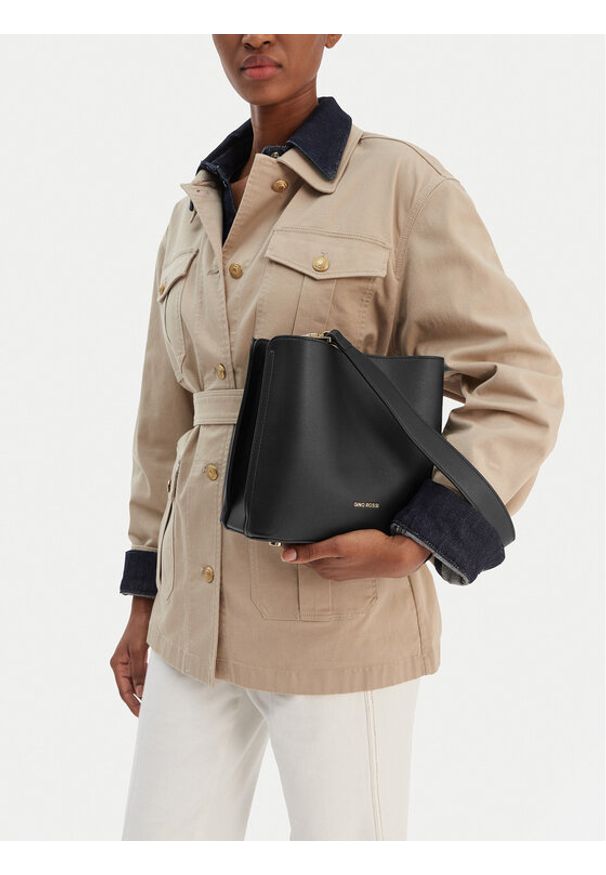 Gino Rossi - GINO ROSSI Torebka C-LX10291 Czarny. Kolor: czarny