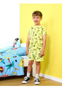 Sinsay - Szorty 2 pack - żółty. Kolor: żółty. Materiał: bawełna