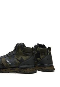 Replay - REPLAY Sneakersy Arthur Mid Camo Mid-Top GMS68.000.C0092T Zielony. Kolor: zielony. Materiał: skóra #6