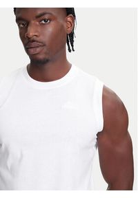 Kappa Tank top Logo Corpo Cadwal 303HZB0 Biały Regular Fit. Kolor: biały. Materiał: bawełna #3