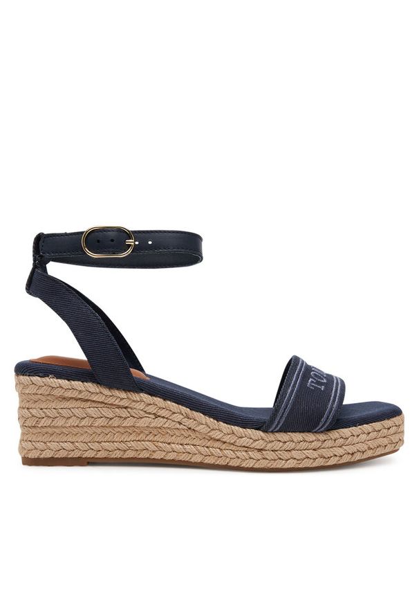 TOMMY HILFIGER - Espadryle Tommy Hilfiger. Kolor: niebieski