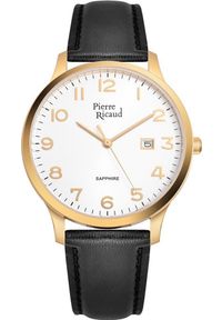 Zegarek Pierre Ricaud Zegarek męski Pierre Ricaud P91028.1223Q czarny. Kolor: czarny #1