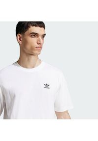 Adidas - adidas T-Shirt Trefoil Essentials JI8544 Biały Regular Fit. Kolor: biały. Materiał: bawełna #4