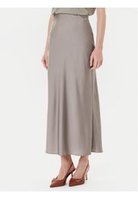 Guess Spódnica midi W5YD55 WF1T2 Szary Regular Fit. Kolor: szary. Materiał: syntetyk