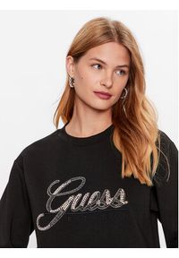 Guess Bluza W3YQ03 KB932 Czarny Regular Fit. Kolor: czarny. Materiał: syntetyk, bawełna #3