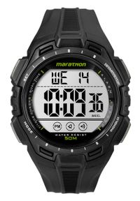 Timex - Zegarek TW5K94800. Rodzaj zegarka: cyfrowe. Kolor: czarny. Materiał: materiał, tworzywo sztuczne, koronka