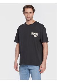 Wrangler T-Shirt Slogan W70NEEXV6 112321205 Czarny Relaxed Fit. Kolor: czarny. Materiał: bawełna #1