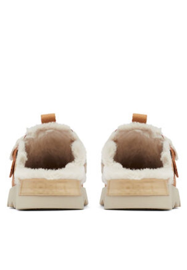 sorel - Sorel Kapcie VIIbe™ Clog Suede Cozy 2048521253 Brązowy. Kolor: brązowy. Materiał: zamsz, skóra