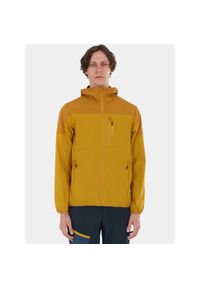 FUNDANGO - Kurtka softshell męska Fundango Alloy. Typ kołnierza: kaptur. Kolor: żółty, wielokolorowy, zielony. Materiał: softshell