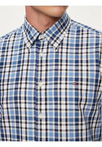 TOMMY HILFIGER - Tommy Hilfiger Koszula MW0MW34651 Niebieski Slim Fit. Kolor: niebieski. Materiał: bawełna #3