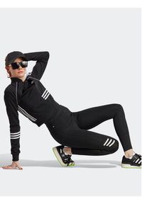 Adidas - adidas Bluza Crop Track Top IC2376 Czarny. Kolor: czarny. Materiał: syntetyk