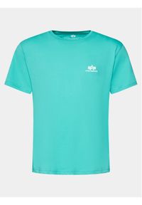 Alpha Industries T-Shirt Basic T Small 188505 Zielony Regular Fit. Kolor: zielony. Materiał: bawełna