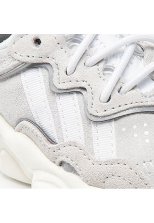 Adidas - adidas Sneakersy Ozweego El I EF6301 Szary. Kolor: szary. Materiał: zamsz, skóra