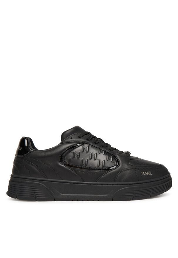 Karl Lagerfeld - KARL LAGERFELD Sneakersy KL53019 Czarny. Kolor: czarny. Materiał: skóra