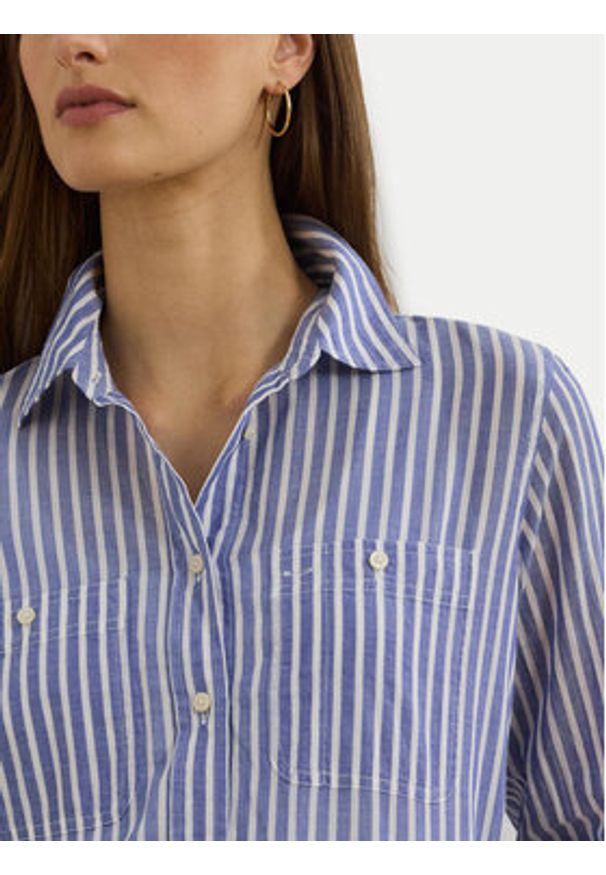 Lauren Ralph Lauren - LAUREN RALPH LAUREN Koszula 200970150001 Niebieski Relaxed Fit. Kolor: niebieski. Materiał: bawełna