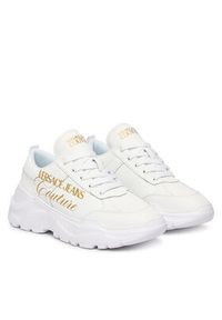 Versace Jeans Couture Sneakersy 80VA3SC1 ZPB69 3 Biały. Kolor: biały. Materiał: skóra #6