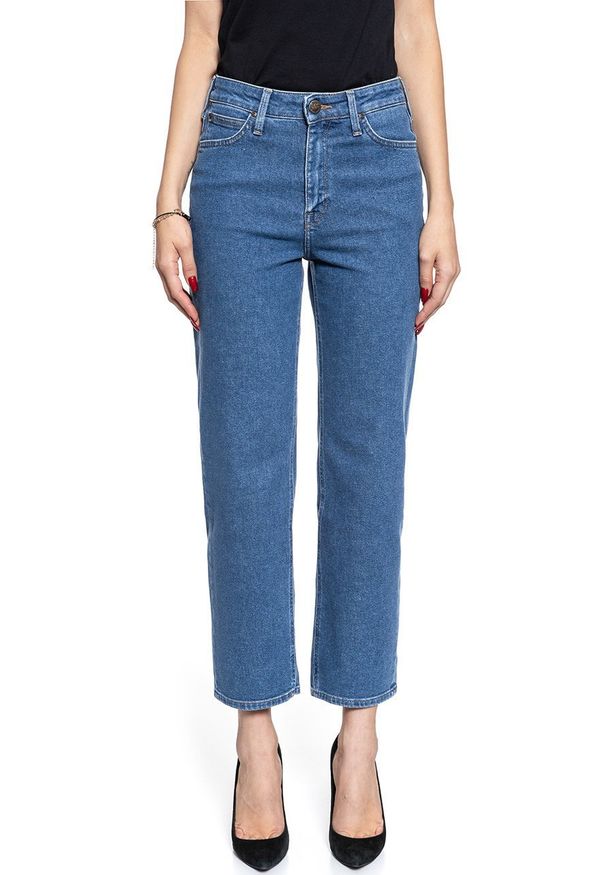 Lee - SPODNIE DAMSKIE LEE 5 POCKET WIDE LEG MYSTIC STONE L30SDJJI 112106615