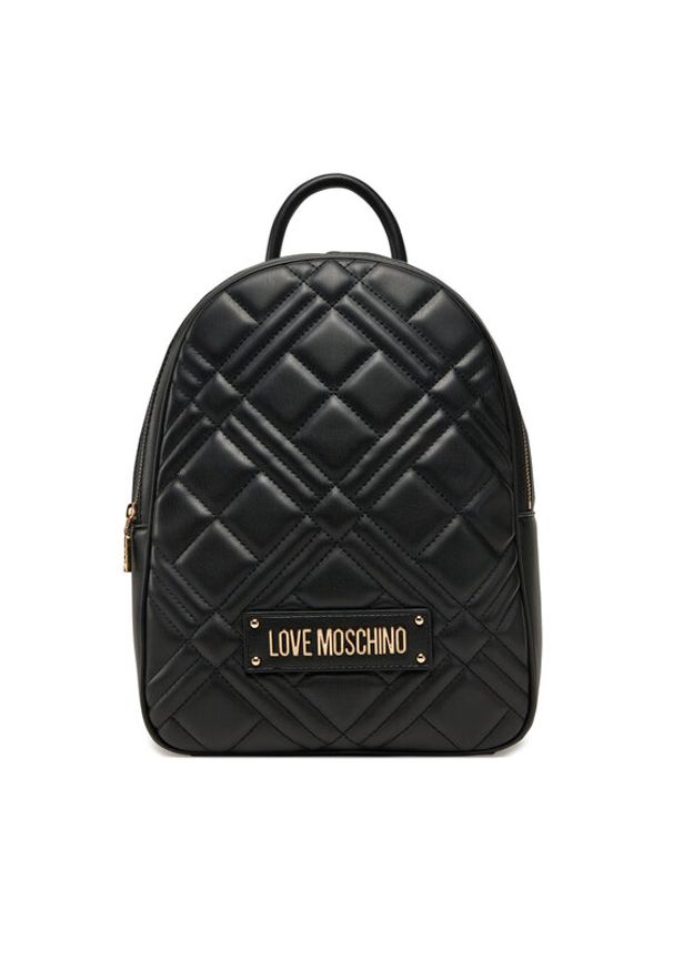 Love Moschino - LOVE MOSCHINO Plecak JC4154PP1MLA0000 Czarny. Kolor: czarny. Materiał: skóra