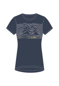 Damski bawełniany t-shirt Kilpi TOFFEES-W. Kolor: niebieski. Materiał: bawełna