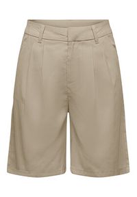 only - ONLY Szorty materiałowe Aris 15364121 Beżowy Regular Fit. Kolor: beżowy. Materiał: wiskoza #2