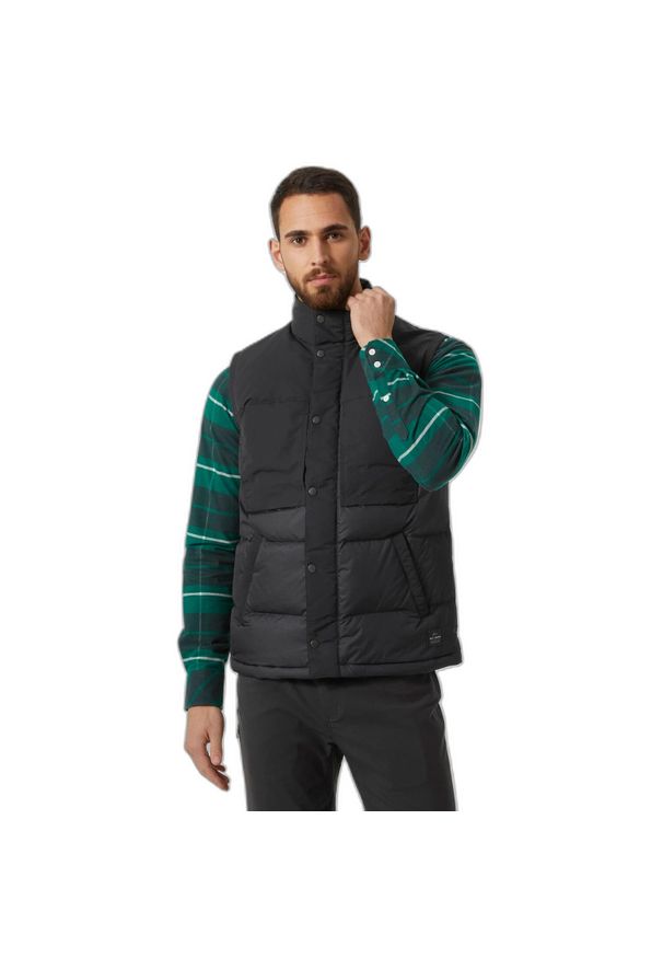 Kurtka puchowa Helly Hansen Isfjord. Kolor: wielokolorowy, czarny, szary, brązowy. Materiał: puch