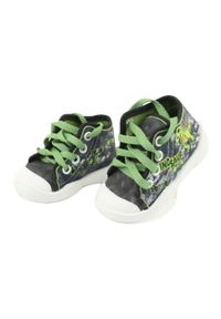 Befado obuwie dziecięce 218P058 szare zielone. Kolor: zielony, wielokolorowy, szary. Materiał: bawełna, tkanina #4