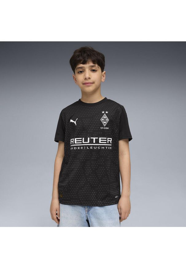 Puma - Młodzieżowa trzecia koszulka Borussia Mönchengladbach 25/26 PUMA. Kolor: czarny, biały, wielokolorowy. Sport: piłka nożna