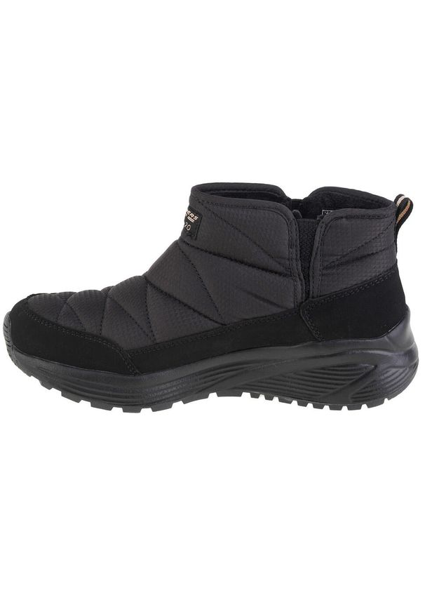 skechers - Buty do chodzenia damskie Skechers Bobs Sparrow 2.0 Puffiez. Zapięcie: bez zapięcia. Kolor: czarny. Materiał: materiał, syntetyk. Szerokość cholewki: normalna. Sport: turystyka piesza
