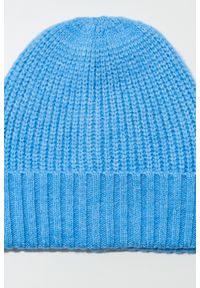 FREE PEOPLE - Niebieska czapka Winnie Waffle Cuff. Kolor: niebieski. Sezon: zima, jesień #3